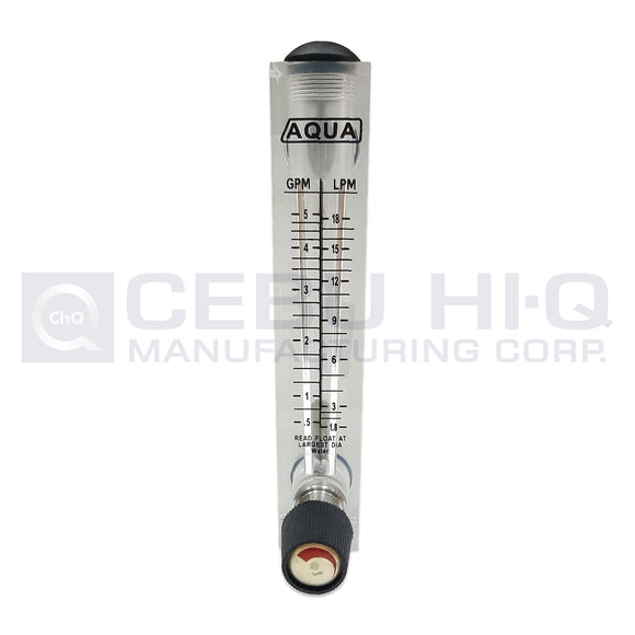 Flow Meter 5 gpm Pannel with Valve – CEBU HIQ MFG. CORP.