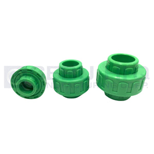 PPR Green Plastic Adapter Union